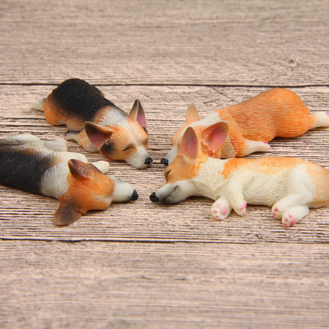 Sleeping Corgi Figurine
