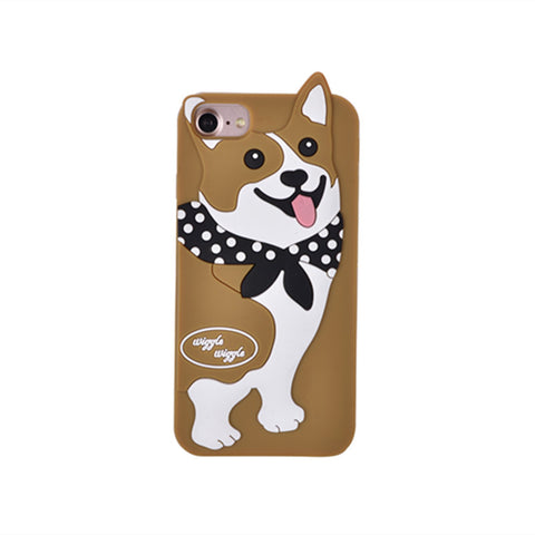 Corgi Soft Silicone Case For iPhone