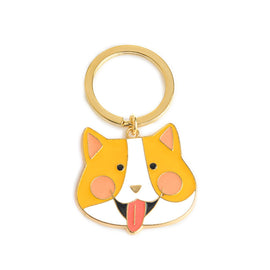 Cute Corgi Keyring