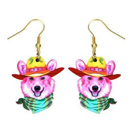Corgi Long Earrings for Women