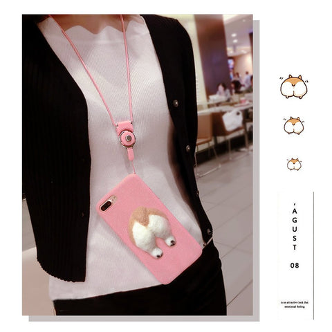 Corgi Butt Soft Phone Case Cover