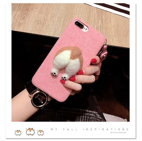 Corgi Butt Soft Phone Case Cover