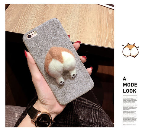 Corgi Butt Soft Phone Case Cover