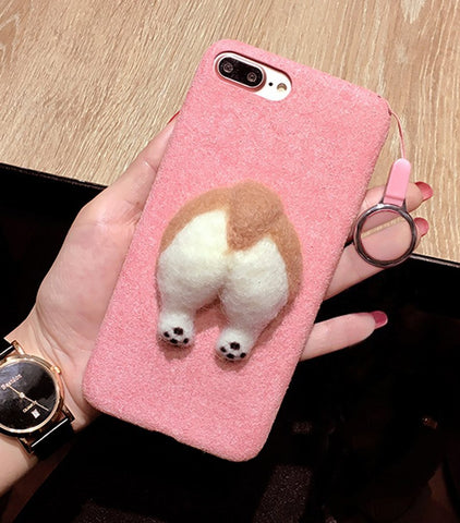 Corgi Butt Soft Phone Case Cover