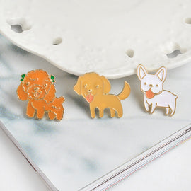 Corgi Jacket Pin Badge