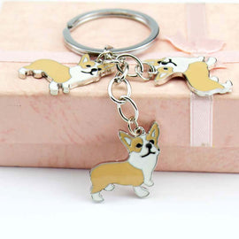 Corgi Pendant Keychain