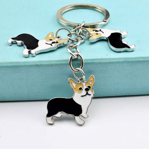 Corgi Pendant Keychain