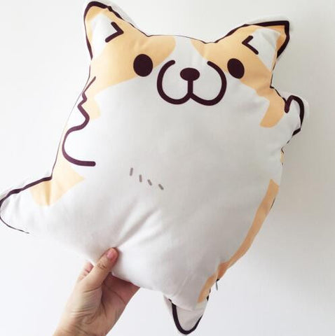 Cartoon Corgi Plush Pillows