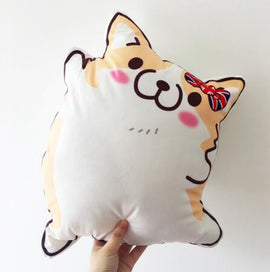 Cartoon Corgi Plush Pillows