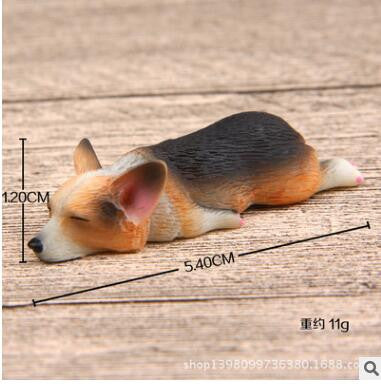 Sleeping Corgi Figurine