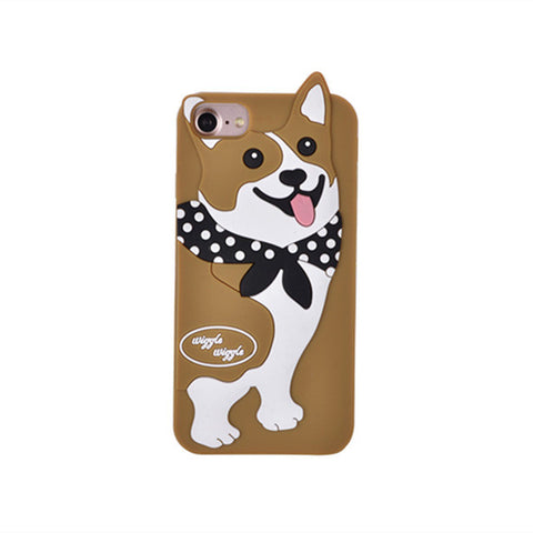 Corgi Soft Silicone Case For iPhone