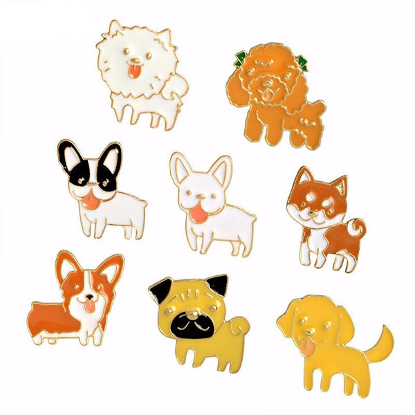 Corgi Jacket Pin Badge