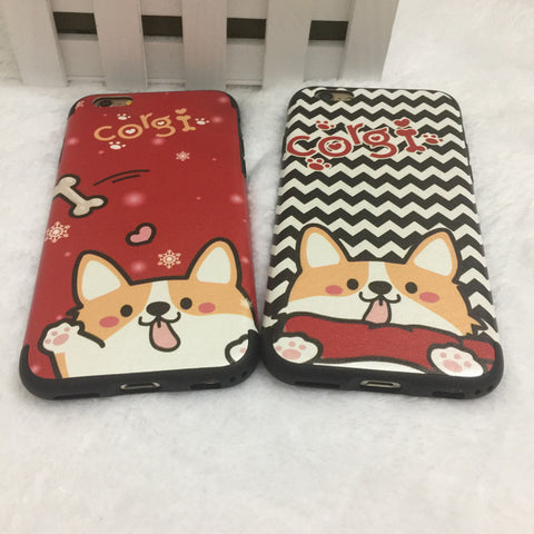 Cartoon Corgi iPhone Cases
